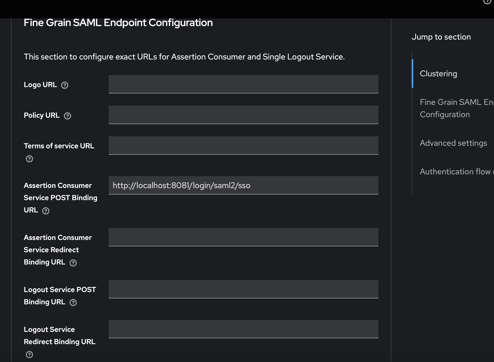 Generic client advance
